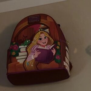 Loungefly Disney Rapunzel Backpack - Purple and Brown